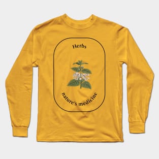 herbs nature's medicine Long Sleeve T-Shirt